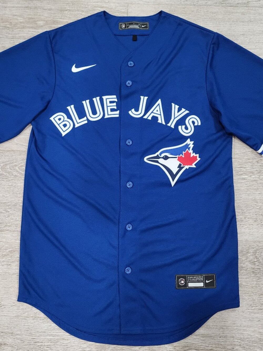 Nike MLB Toronto Blue Jays Bo Bichette #11 Blue Jersey Men's Small